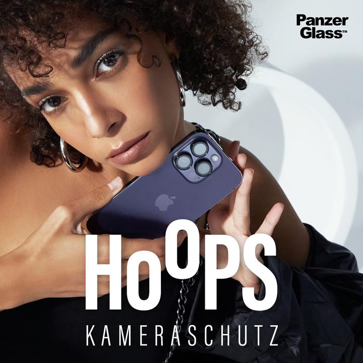 Immagine prodotto PanzerGlass Protezione lente fotocamera Hoops (1 Pezzo/i, Apple iPhone 15)