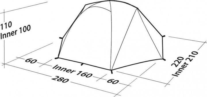 Produktbild Robens Boulder 3 (Kuppelzelt, 2.90 kg, 3 Personen)