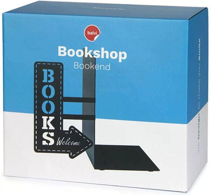 Image du produit Balvi Serre-livres Bookshop (17 x 19.5 x 10 cm)