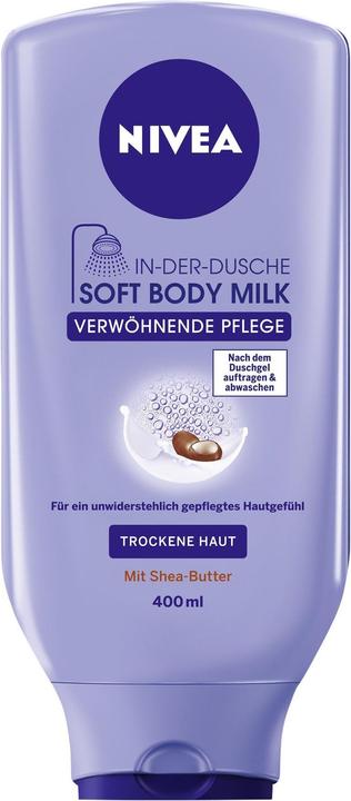 Actual product image NIVEA In Shower Soft Milk With Shea Butter Dry Skin (400 ml)