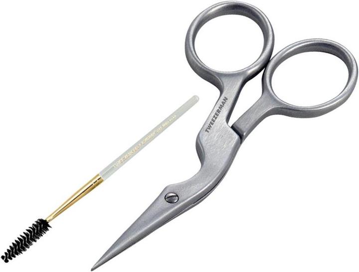 Produktbild Tweezerman Stainless Brow Shaping Scissors And Brush (Augenbrauen)