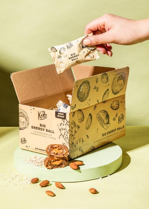 Actual product image KoRo Organic date-based snack ball with oat flakes, salt and almond paste filling (1 pcs., 420 g)