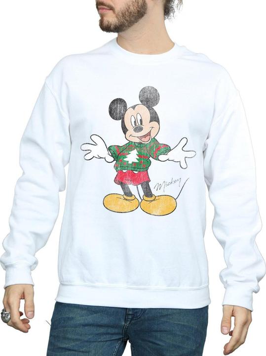 Produktbild Disney Mickey Mouse Christmas Jumper Sweatshirt (S)