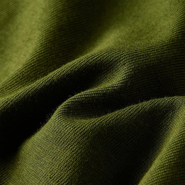 Actual product image VidaXL Children's long-sleeved shirt dark khaki 140,Material: 100 (140)