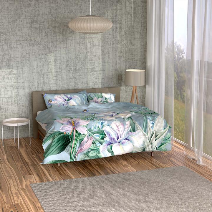 Actual product image Lotus Bettwaren Création Bed Linen Satin Iris (Pillowcase, 50 x 70 cm)
