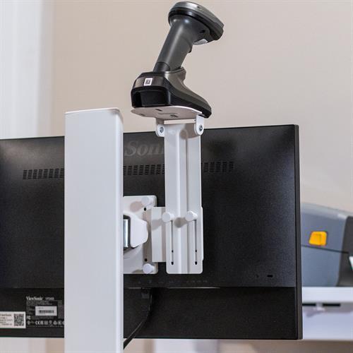 Immagine prodotto Ergotron Supporto Per Scanner Con Montaggio Dall'Alto Vesa Attach Bianco Neve (Muro, 27")