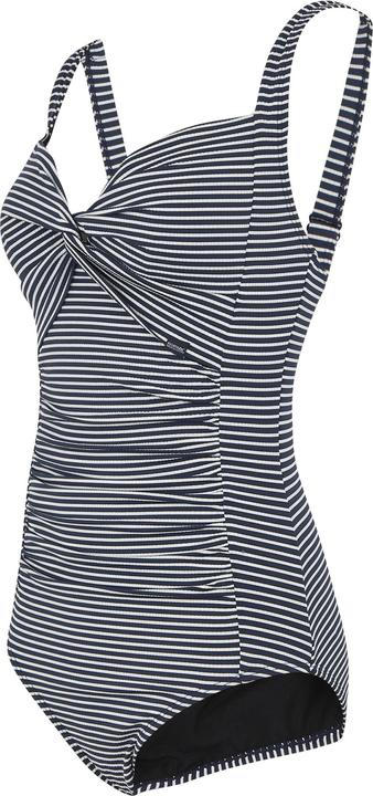 Actual product image Regatta Womens/Ladies Stripe Seersucker Tummy Control One Piece Swimsuit (34 D)