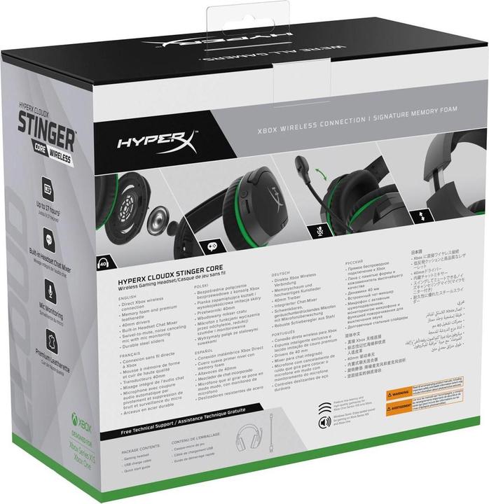 Produktbild HyperX CloudX Stinger Core Wireless (Kabellos)