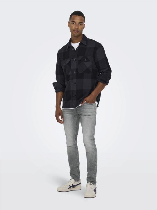 Actual product image Only & Sons ONSLOOM SLIM GREY NOOS Slim Fit Jeans (28)
