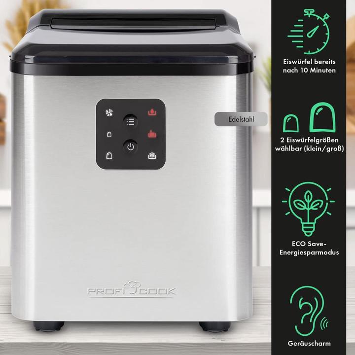 Actual product image Proficook Prof Ice Cube Maker PC-EWB 1253 inox (EU plug)