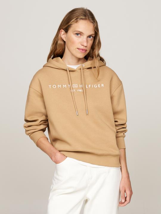 Produktbild Tommy Hilfiger Hoodie Dames Regular Fit - Beige - Maat L (L)