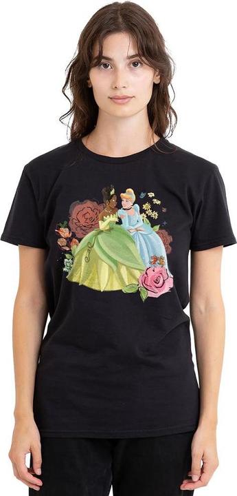 Immagine prodotto Disney Princess In The Garden Maglietta Tiana e Cenerentola Adulto Unisex (M)