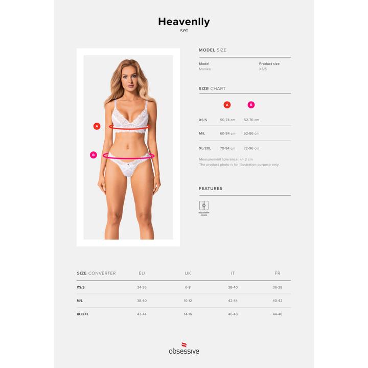 Immagine prodotto Obsessive Set 2 Pezzi Heavenlly Xs/S (S)