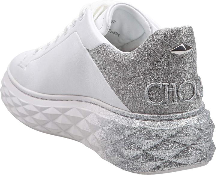 Produktbild Jimmy Choo white leather sneakers with glitter degrade (40)
