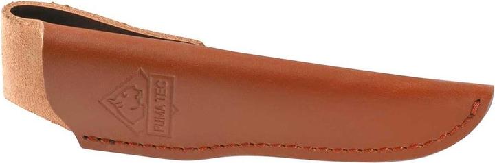Immagine prodotto PumaTec Coltello da cintura, AISI 420, legno di zebrano, fodero in pelle (9.30 cm)