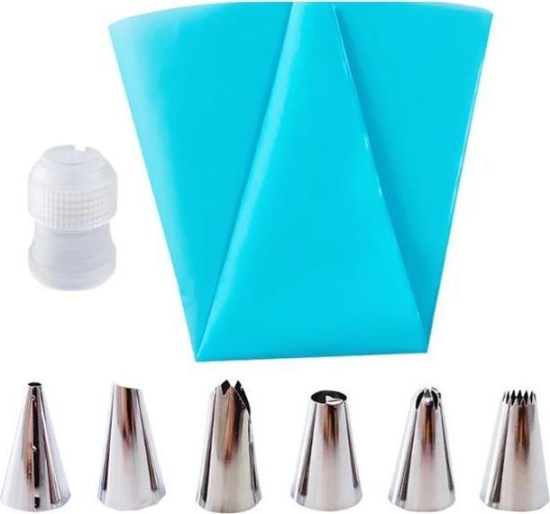 Produktbild MU Classic Silikon Spritzbeutel (8er-Set) (Spritzbeutel Set)