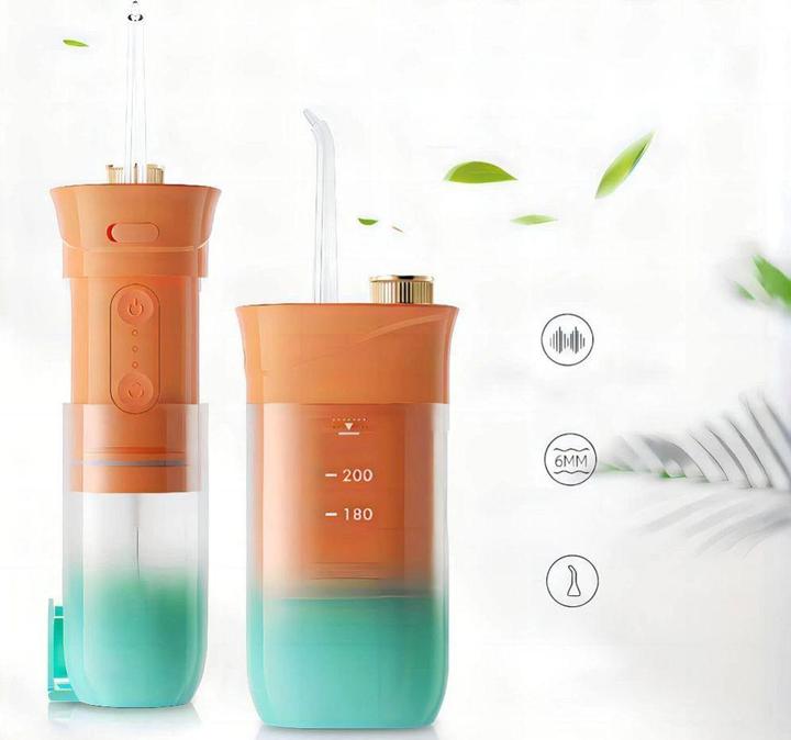 Actual product image OEM Consumer electronics Electric oral irrigator 200 ml 4 tips RC-K-563 orange