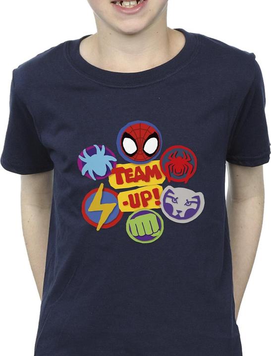 Immagine prodotto Spidey And His Amazing Friends Team Up Maglietta Ragazzi (152, 158)