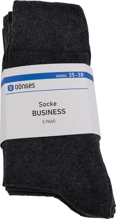 Produktbild Dönges Baumwollsocke Business, grau, Grösse 35-38 (35 - 38)