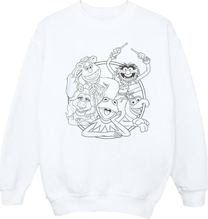 Produktbild Disney The Muppets Group Line Art Sweatshirt (S)