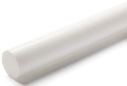 Actual product image Rs Pro PTFE plastic rod stock,1m L 40mm dia
