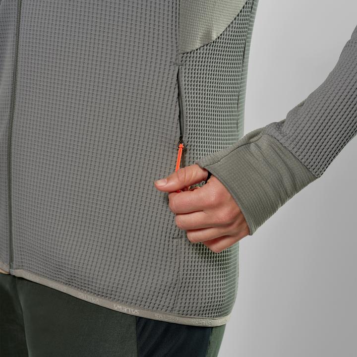 Image du produit Salewa Veste à capuche Puez Waffle Hybrid PL pour femme (40, L)