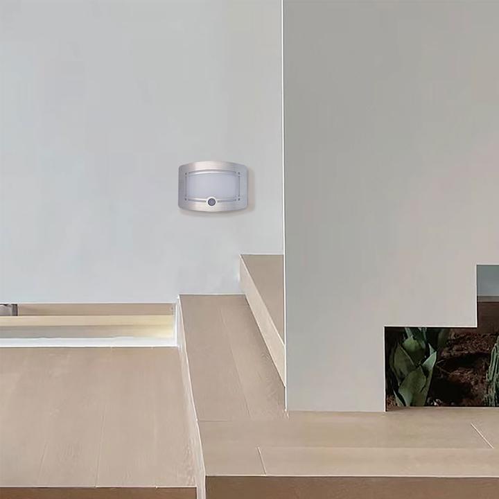 Image du produit Casativo Applique murale LED, 2 modes d'éclairage, capteur de mouvement PIR & de lumière (40 lm)