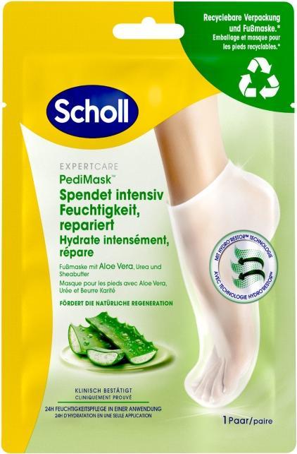 Image du produit Scholl Masque pour les pieds à l'aloe vera (Masque de pied)