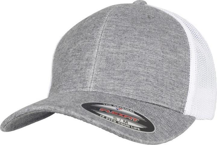White, Heather grey