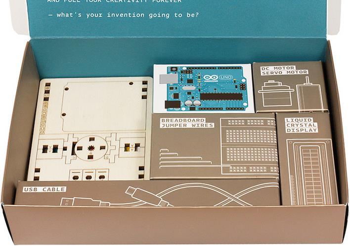Actual product image Arduino Starter Kit German