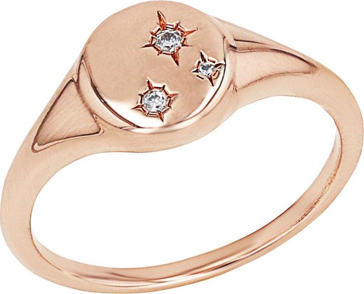 Actual product image S.Oliver Rings for ladies, 925 sterling silver, cubic zirconia synth. (58, 925 Silver)
