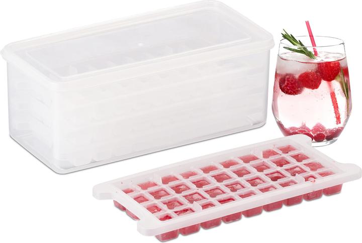 Actual product image Relaxdays 6pcs. ice cube mould set