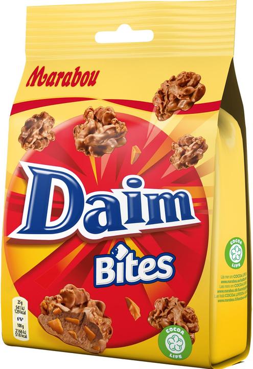 Actual product image Marabou Chocolate Daim Bites 140 g (140 g)