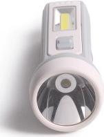 Actual product image ProPlus Torch 1W LED + 1W COB rechargeable gray