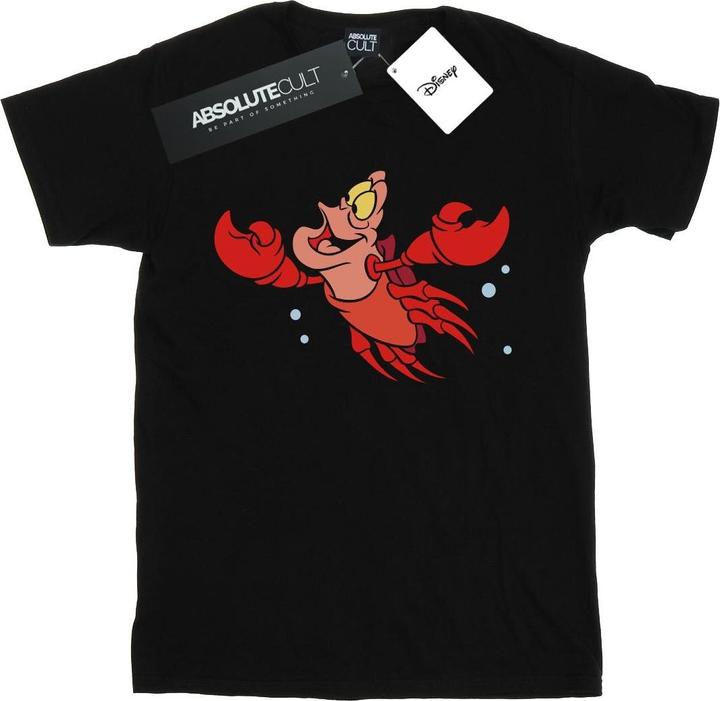 Immagine prodotto Disney The Little Mermaid Sebastian Bubbles Maglietta Ampia Donna (L)