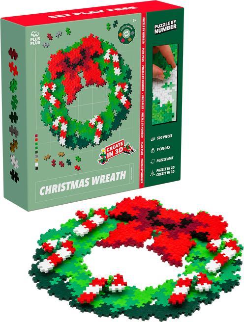 Immagine prodotto Plus-Plus Puzzle per numero - Ghirlanda di Natale