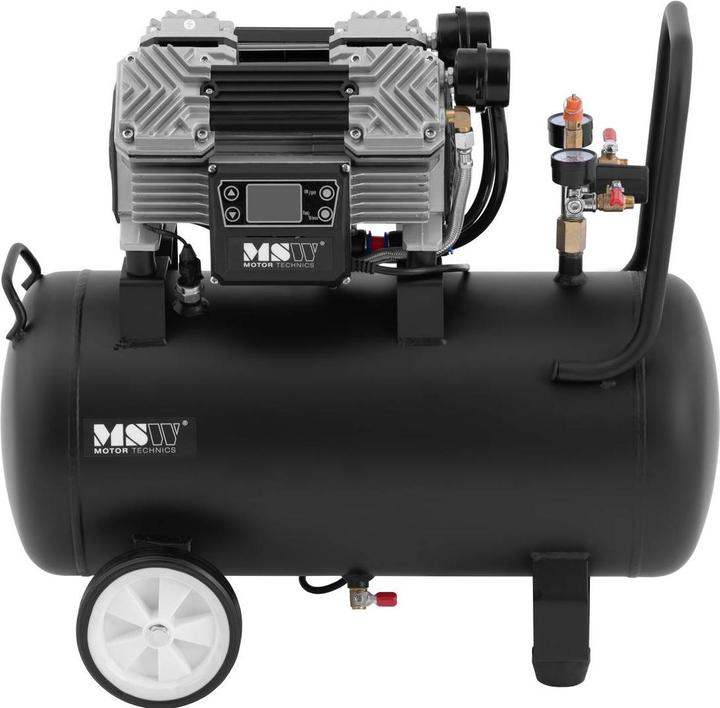 Produktbild MSW Kompressor ölfrei 3 - 12 bar 36 L 1500 W Druckluft-Kompressor Luftkompressor (12 Bar, 36 l)
