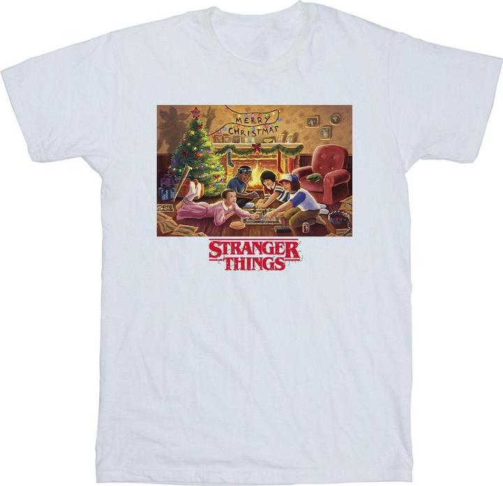 Produktbild Netflix Stranger Things Christmas Gathering TShirt Jungen (140, 146)