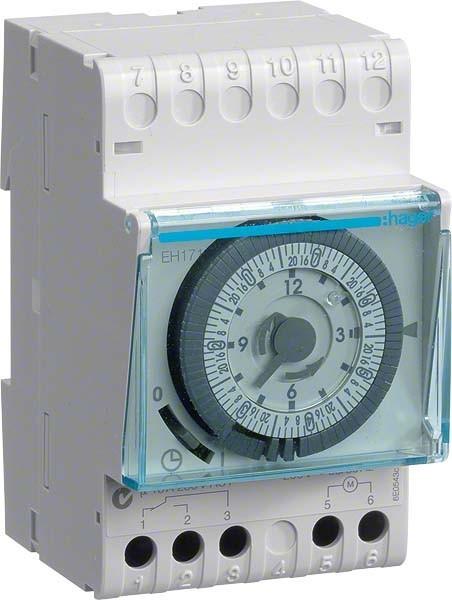 Image du produit Hager Horloge à quartz W Programme hebdomadaire DIN