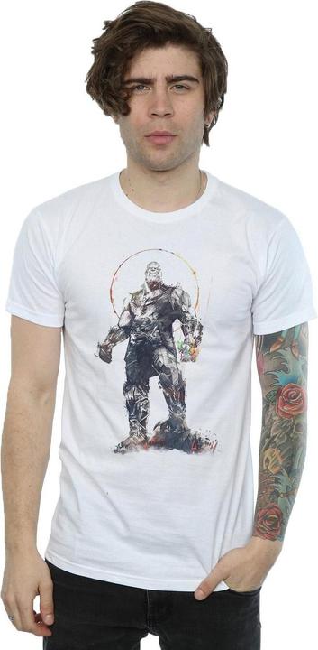 Actual product image Mens Avengers Infinity War Thanos Sketch T-Shirt (XL)