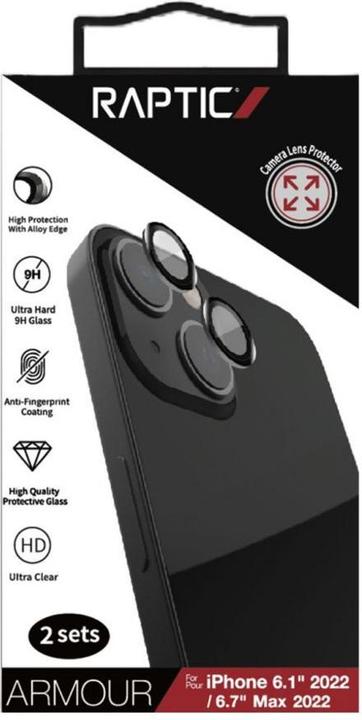 Immagine prodotto X-Doria Armor Camera Glass iPhone 14 Plus vetro temperato per la fotocamera posteriore (80 Pezzo/i, Apple iPhone 14 Plus)