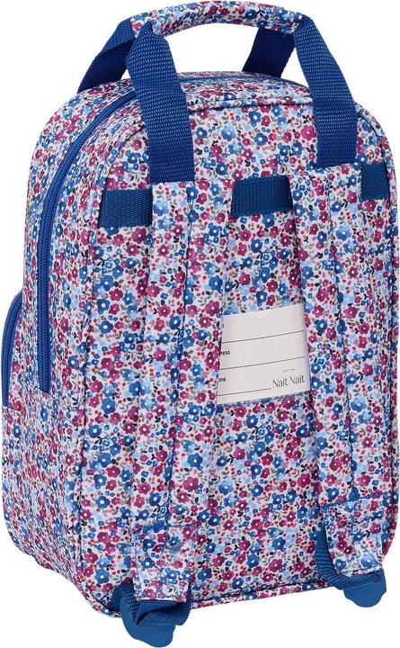 Actual product image Nait Nait School backpack Flores coimbra azul Blue 20 x 28 x 8 cm
