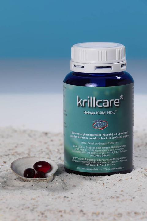 Image du produit Krillcare Huile de Krill 500 mg NKO90 (90 pièce(s), Capsules, 90 g)