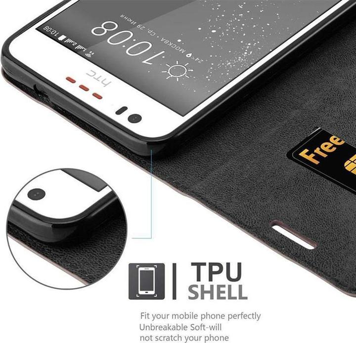 Productafbeelding Cadorabo Boek Onzichtbare Magneethoes (HTC Desire 10 Lifestyle, HTC Desire 825)