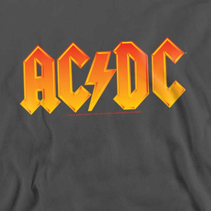 Actual product image AC/DC Unisex Adult Logo Sweatshirt (XL)