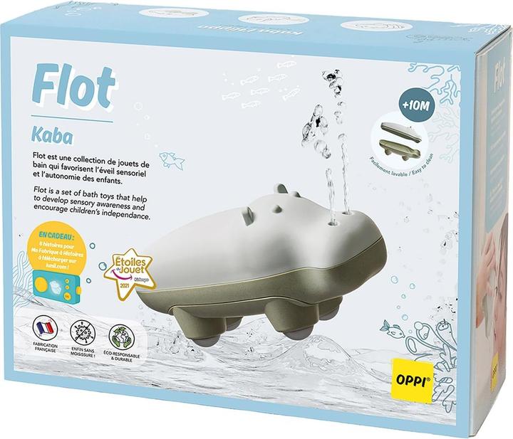 Actual product image Oppi Flot Bath Toy - Kaba the Hippo