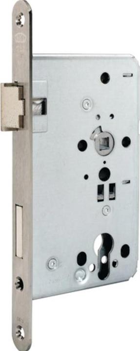 Image du produit BKS Serrure à encastrer 0715 PZ 20/ 60/72/8 mm DIN gauche Acier inoxydable arrondi classe 4 (Serrure à mortaise)