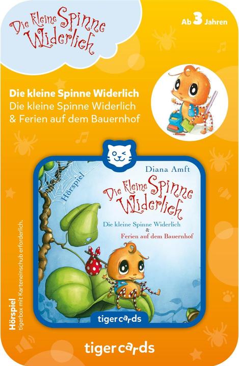 Actual product image Tigermedia tigercard - Die kleine Spinne Widerlich - Two stories (Die kleine Spinne Widerlich & Ferien auf