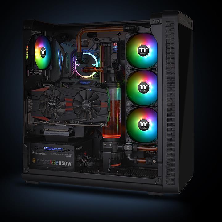 Actual product image Thermaltake Pure Plus RGB 14 TT Premium Edition (140 mm, 3 x)