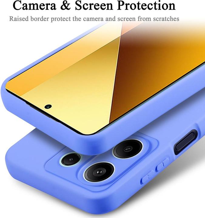 Image du produit Cadorabo Housse pour Redmi Note 13 5G Global TPU dans un design de protection liquide en silicone (Xiaomi Redmi Note 13 5G)